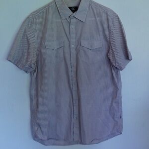 Calvin Klein Gray Casual Button Down Shirt